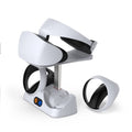 White Multifunctional Controller Charging Station with LED and Headset Holder E69782