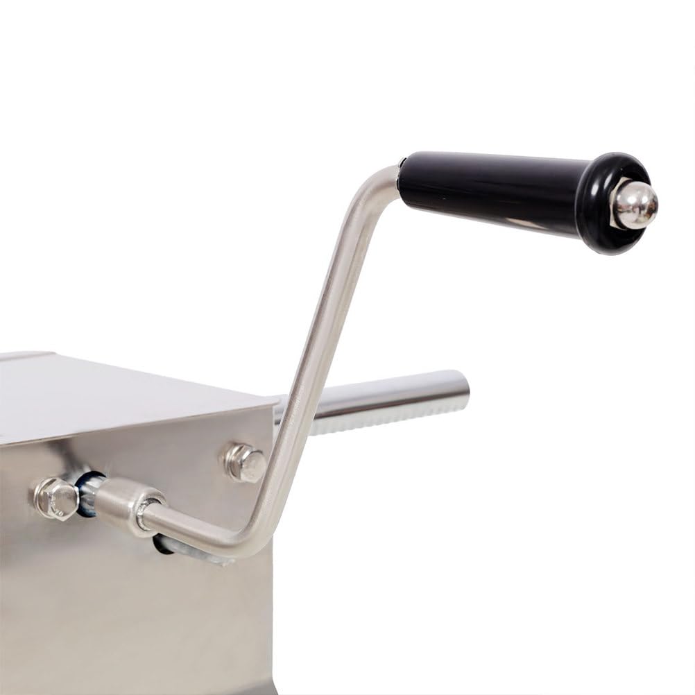 7L Stainless Steel Vertical Manual Sausage Stuffer with 4 Filling Nozzles S552