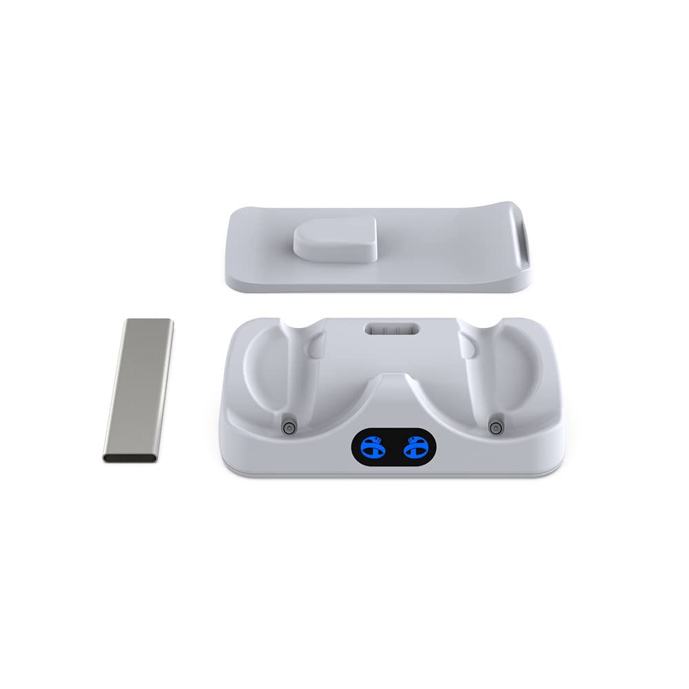 White Multifunctional Controller Charging Station with LED and Headset Holder E69782