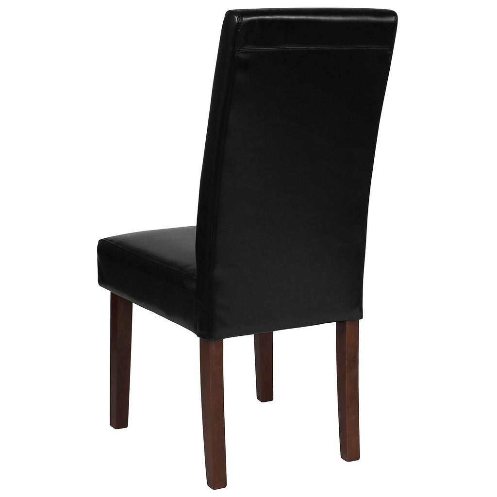 Black LeatherSoft Parsons Dining Chair G399953