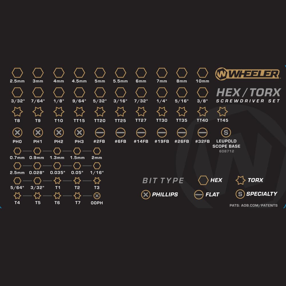 SAE/Metric Hex and Torx Screwdriver Set A1528