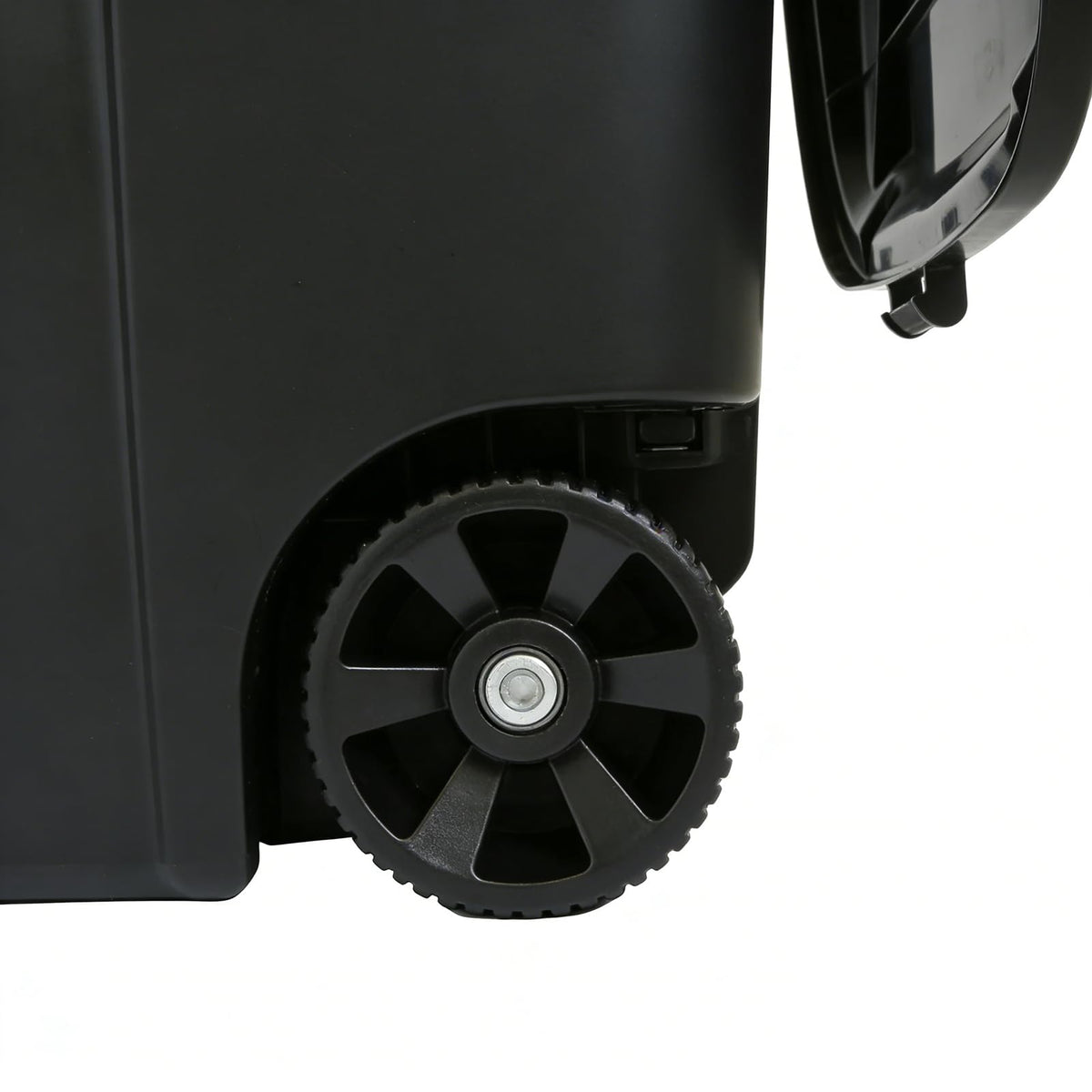 32 Gallon Plastic Outdoor Trash Can with Lid & Wheels I205