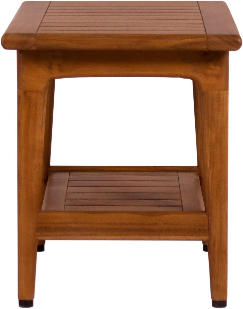 Teak Shower Bench with Shelf R8396