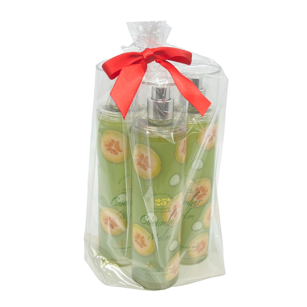 Cucumber Melon Fine Fragrance Mist 8 fl oz Pack of 3 X723