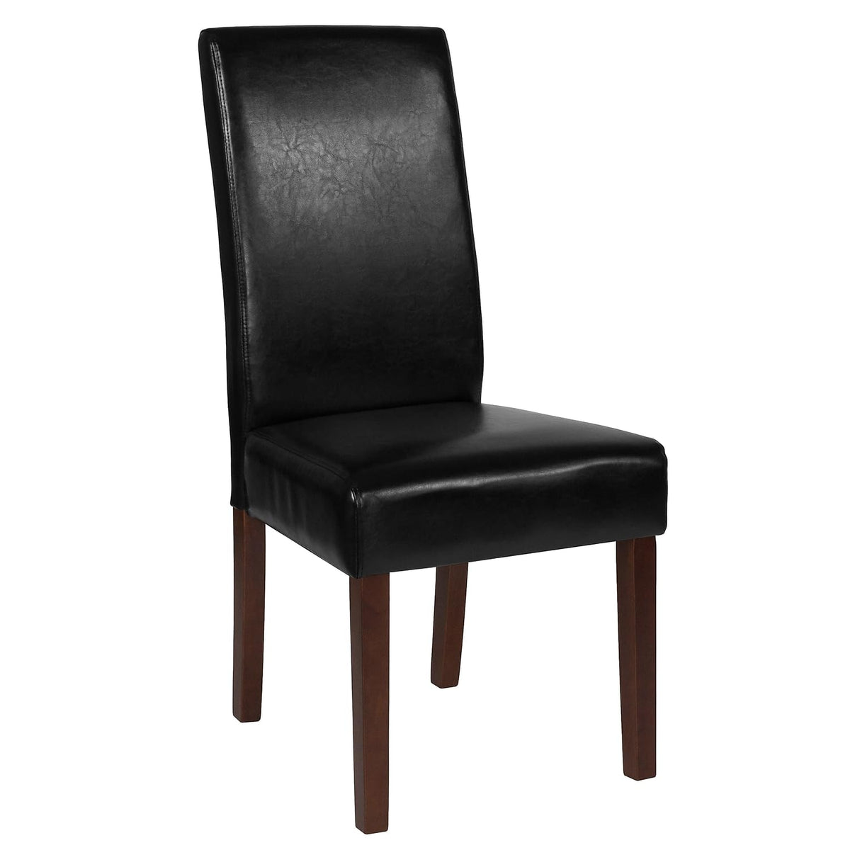 Black LeatherSoft Parsons Dining Chair G399953