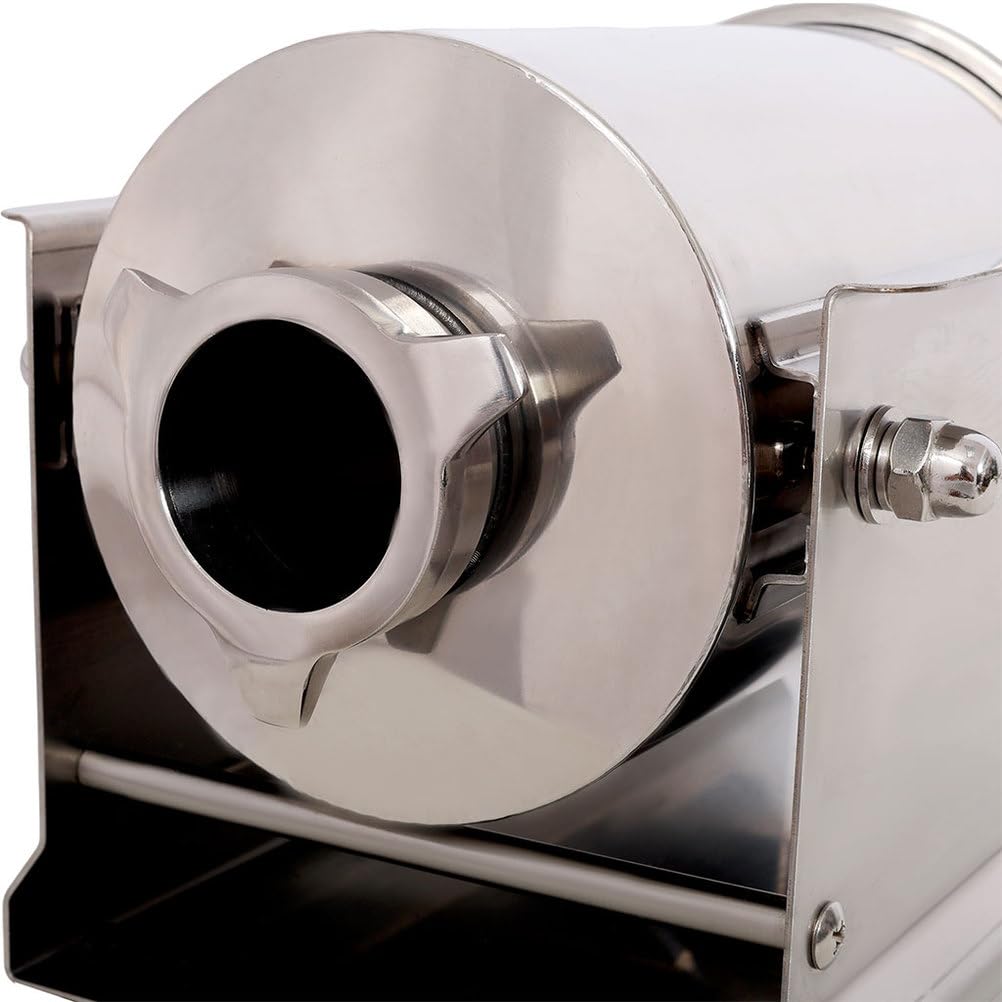 7L Stainless Steel Vertical Manual Sausage Stuffer with 4 Filling Nozzles S552