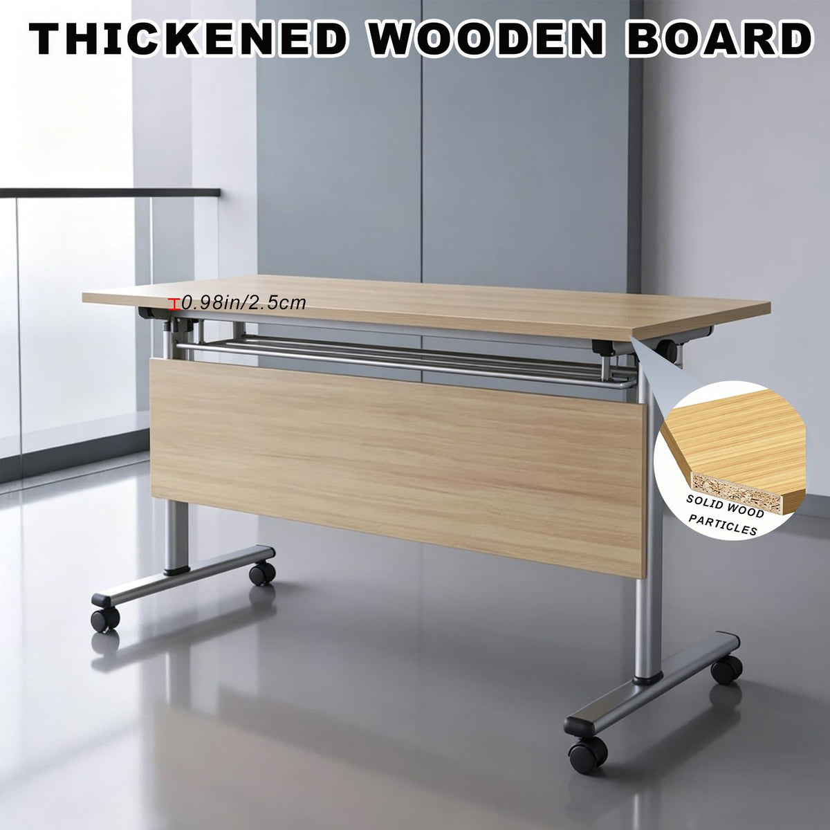 Folding Conference Table with Lock Casters U888