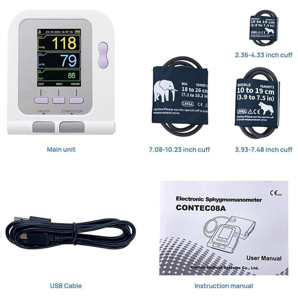 Pet Blood Pressure Monitor with 3 Cuffs H1706