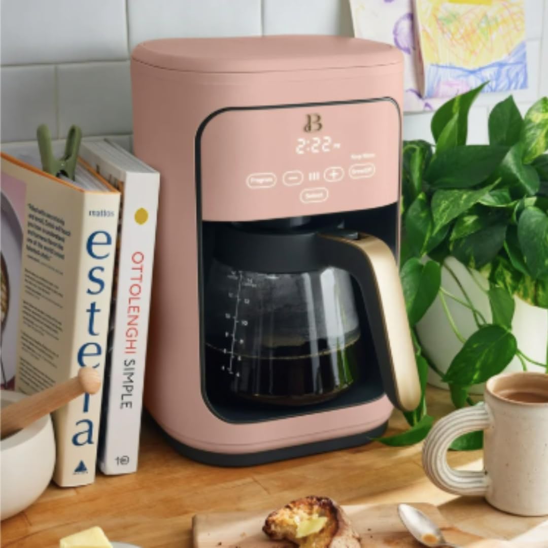 Pink 14-Cup Programmable Coffee Maker Q401