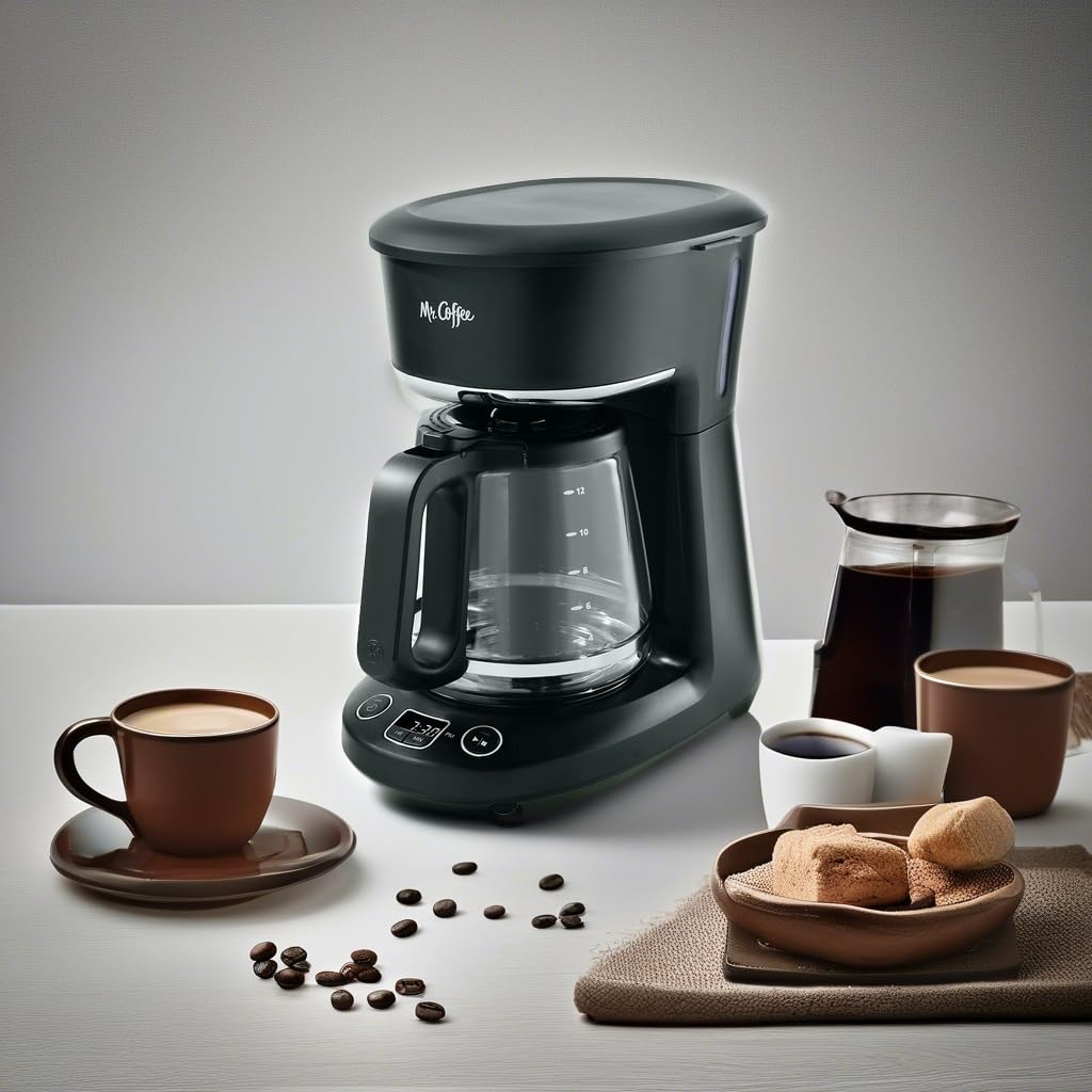 12-Cup Programmable Coffeemaker Black Y954263