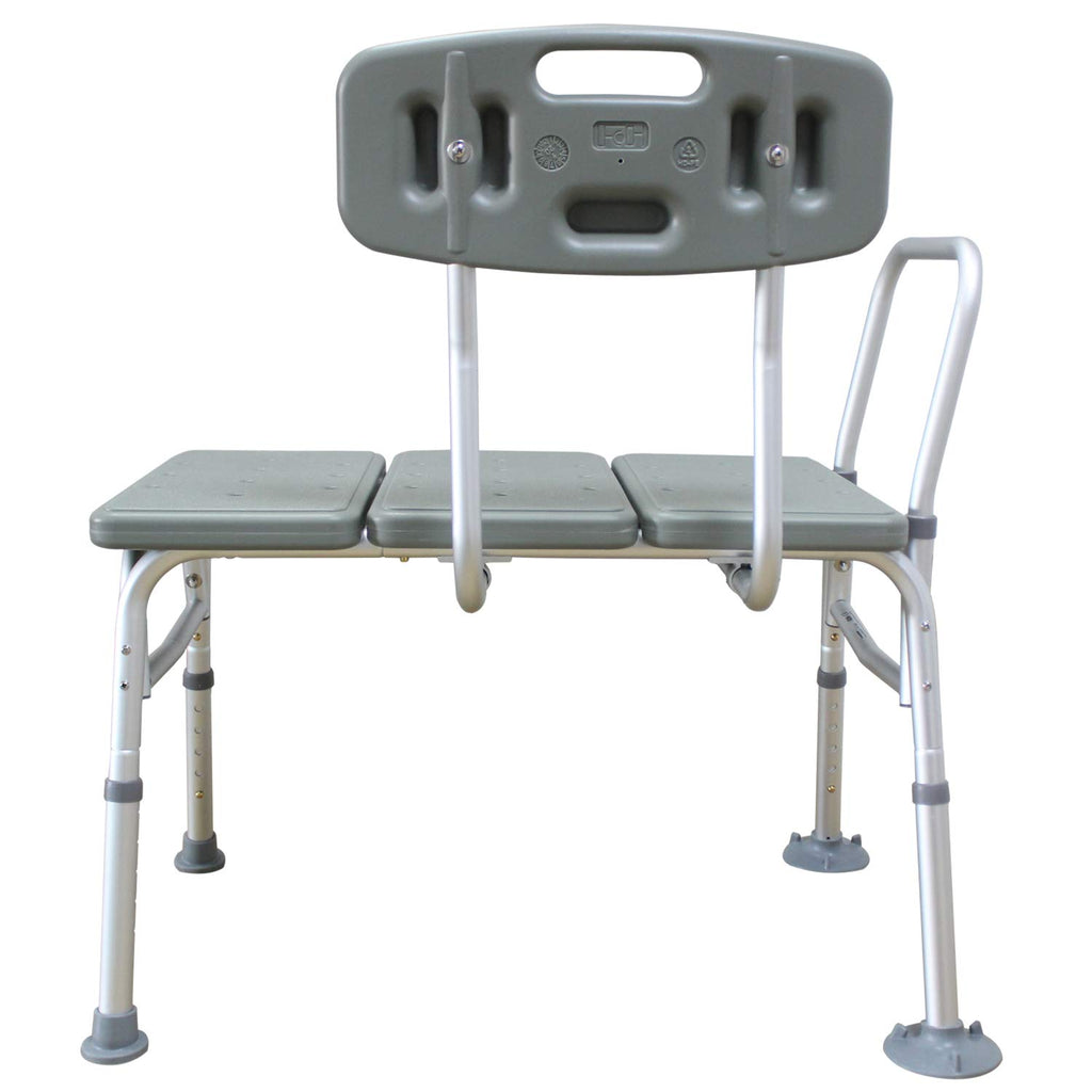 Bathtub Transfer Bench Bath Chair with Back and Handle J774585
