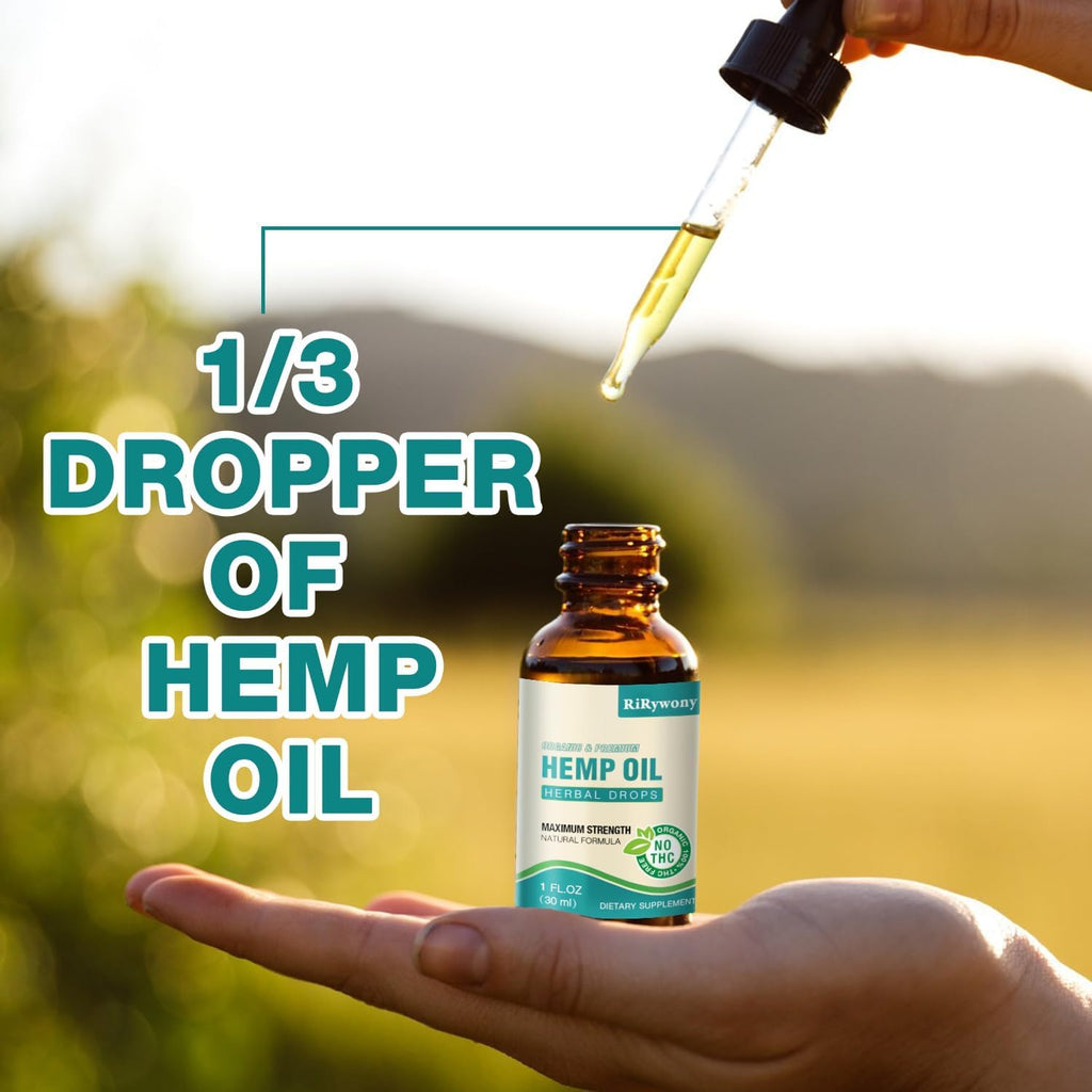 Organic Hemp Oil Drops 3-Pack I544