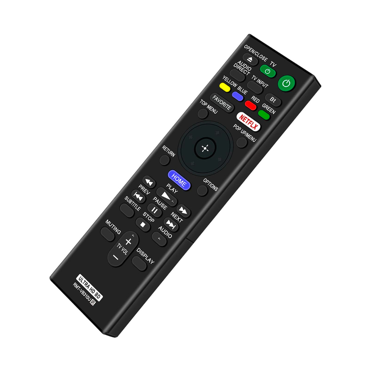Replace Remote Control for Sony 4K Ultra HD Blu-ray Player D308191