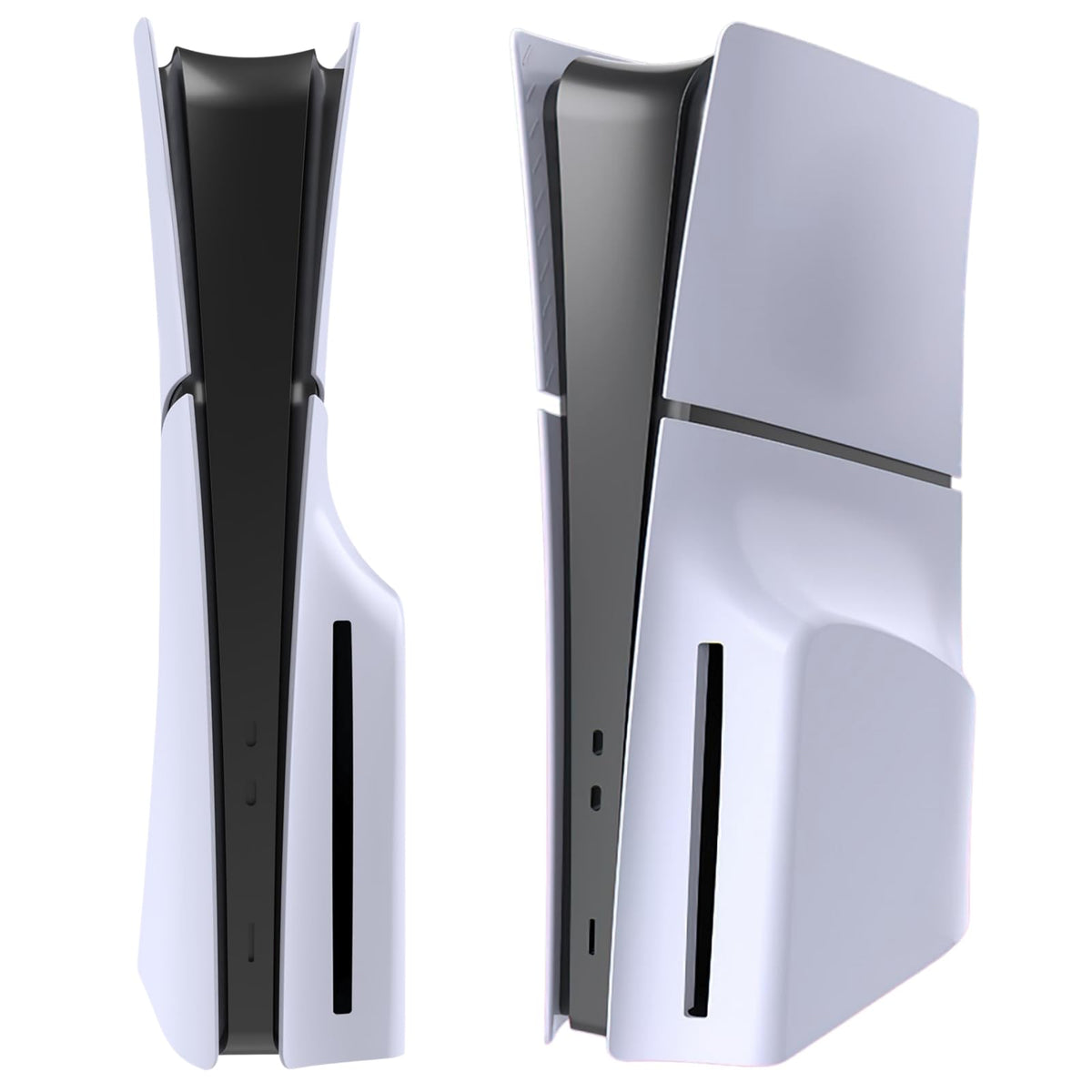 White PS5 Slim Disc Edition Face Plates M2616
