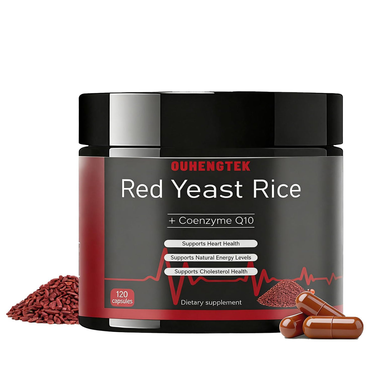 1200mg Red Yeast Rice 120 Capsules F529037
