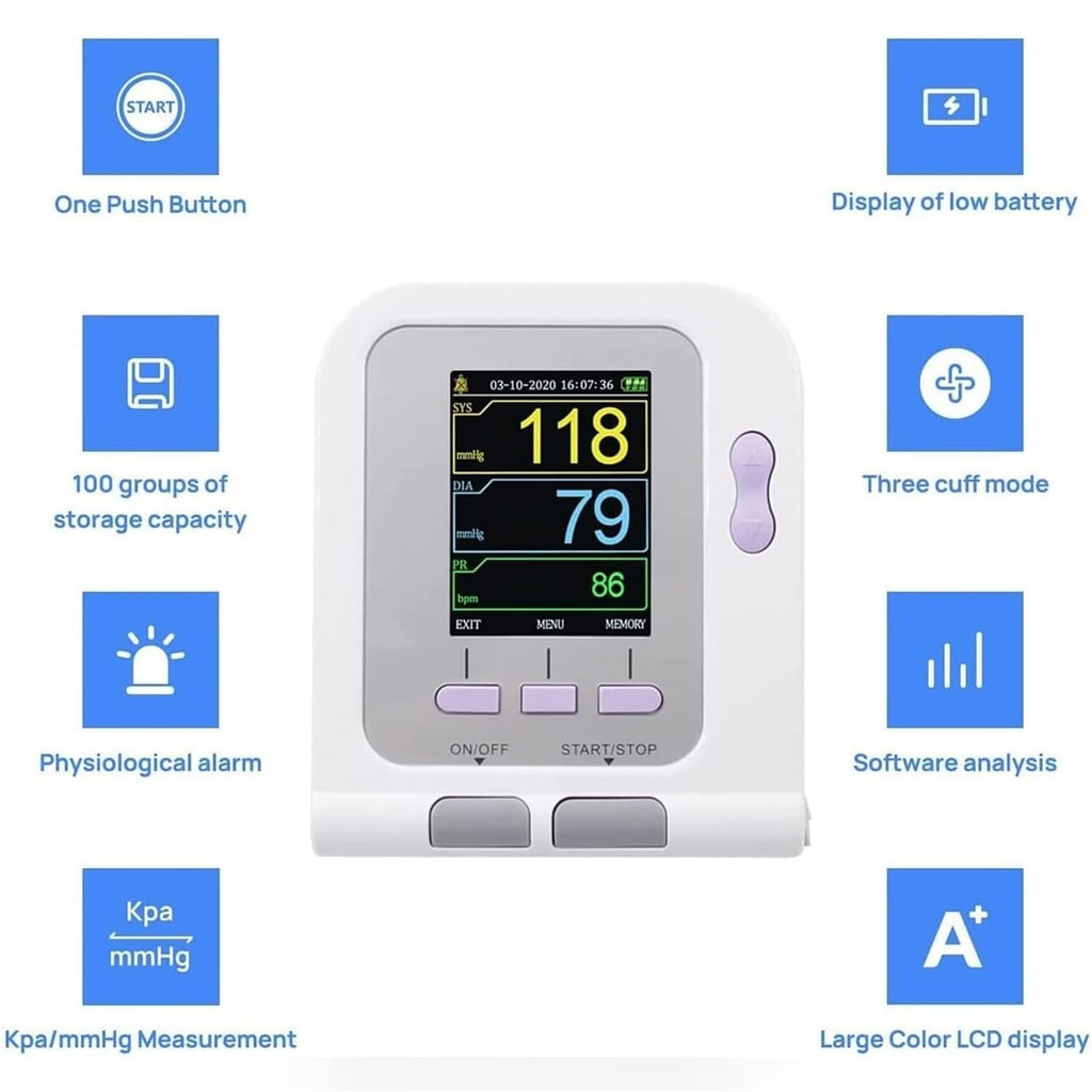 Pet Blood Pressure Monitor with 3 Cuffs H1706