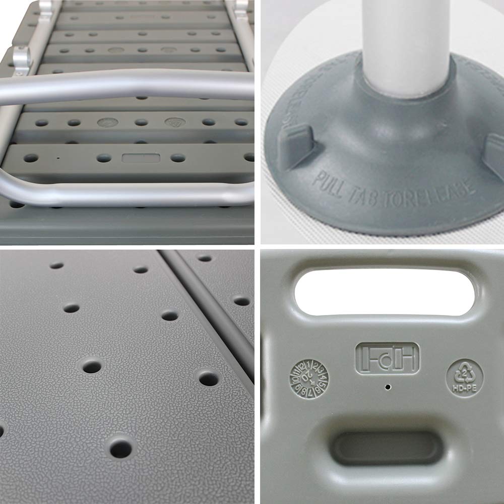 Bathtub Transfer Bench Bath Chair with Back and Handle J774585