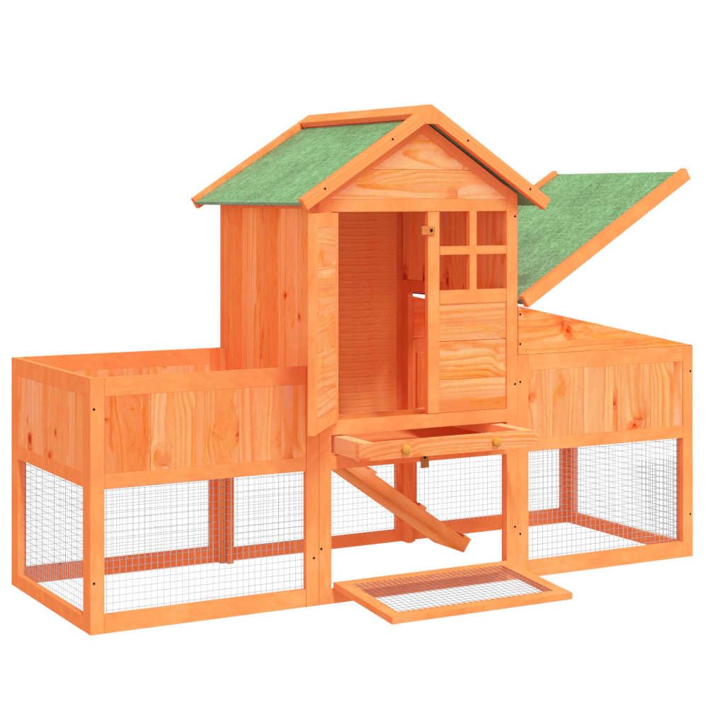 2-Tier Wooden Rabbit Hutch Z214339