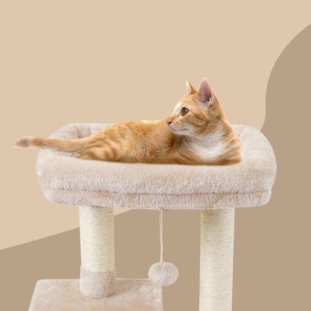 Cat Tree with Sisal Scratching Posts U44302