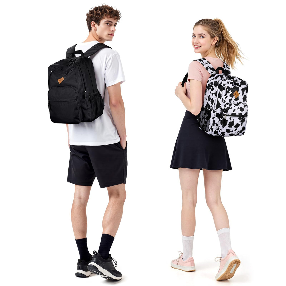 Black 26L Water Resistant Backpack U3721