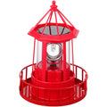 Rotating Metal Solar Lighthouse R32639