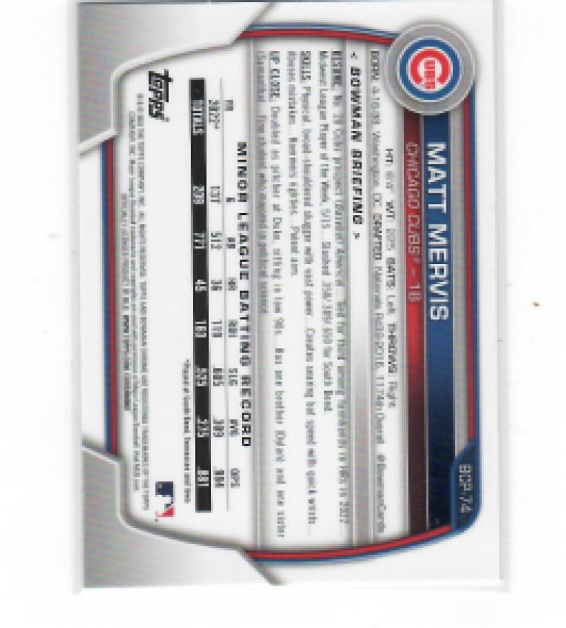 2023 Bowman Chrome Mega Box Prospects Mojo Refractor Baseball W6971