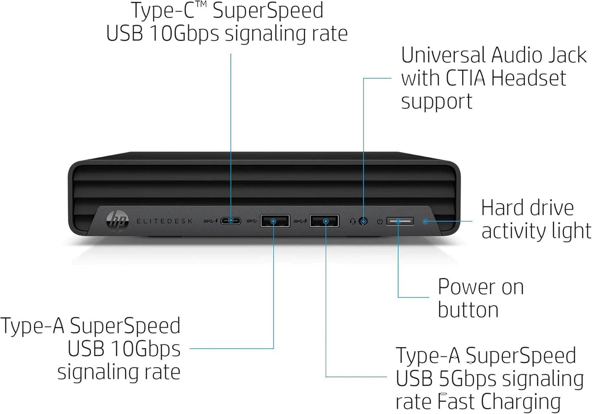 Mini Desktop PC, Intel Core i5-10500T, 16GB RAM, 256GB SSD G5904