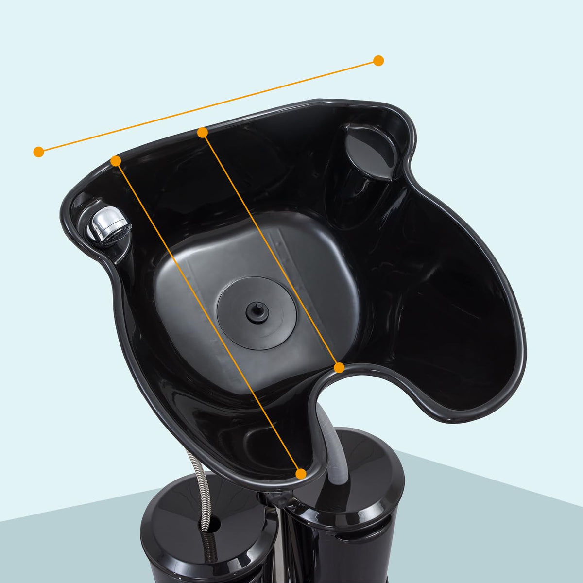 Portable Shampoo Bowl with Electric Pump Y8633