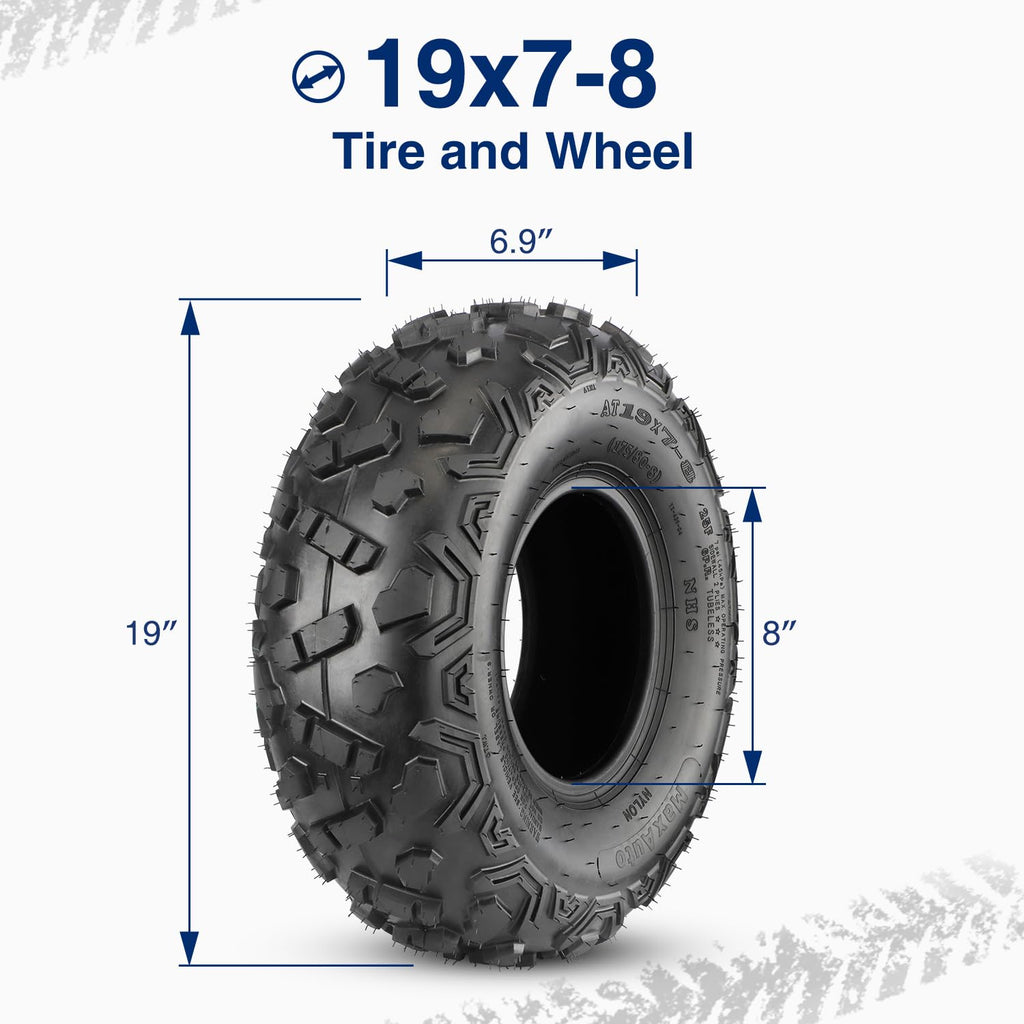 19x7-8 ATV Tires Set of 2 O7465