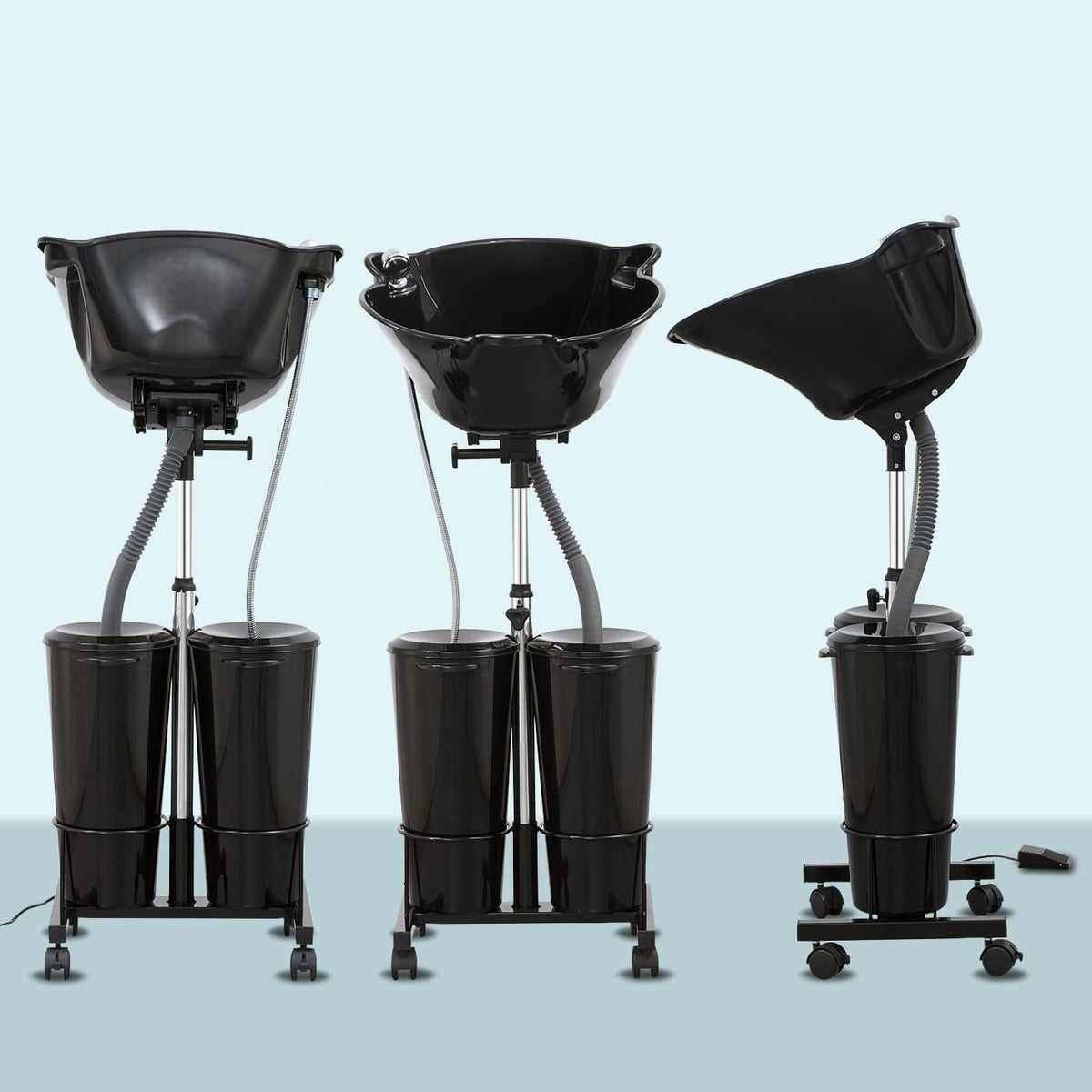 Portable Shampoo Bowl with Electric Pump Y8633