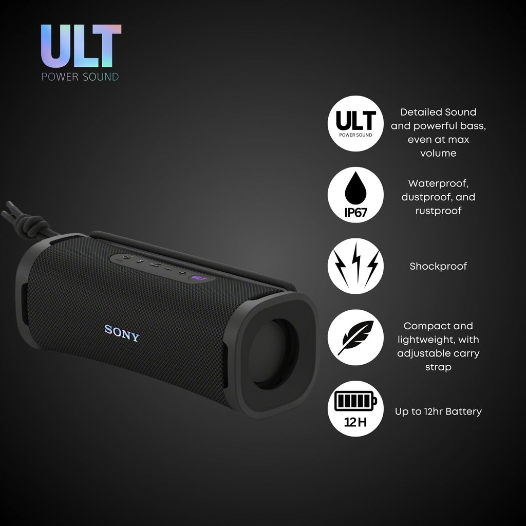 Black 2-Pack Portable Bluetooth Speaker E423