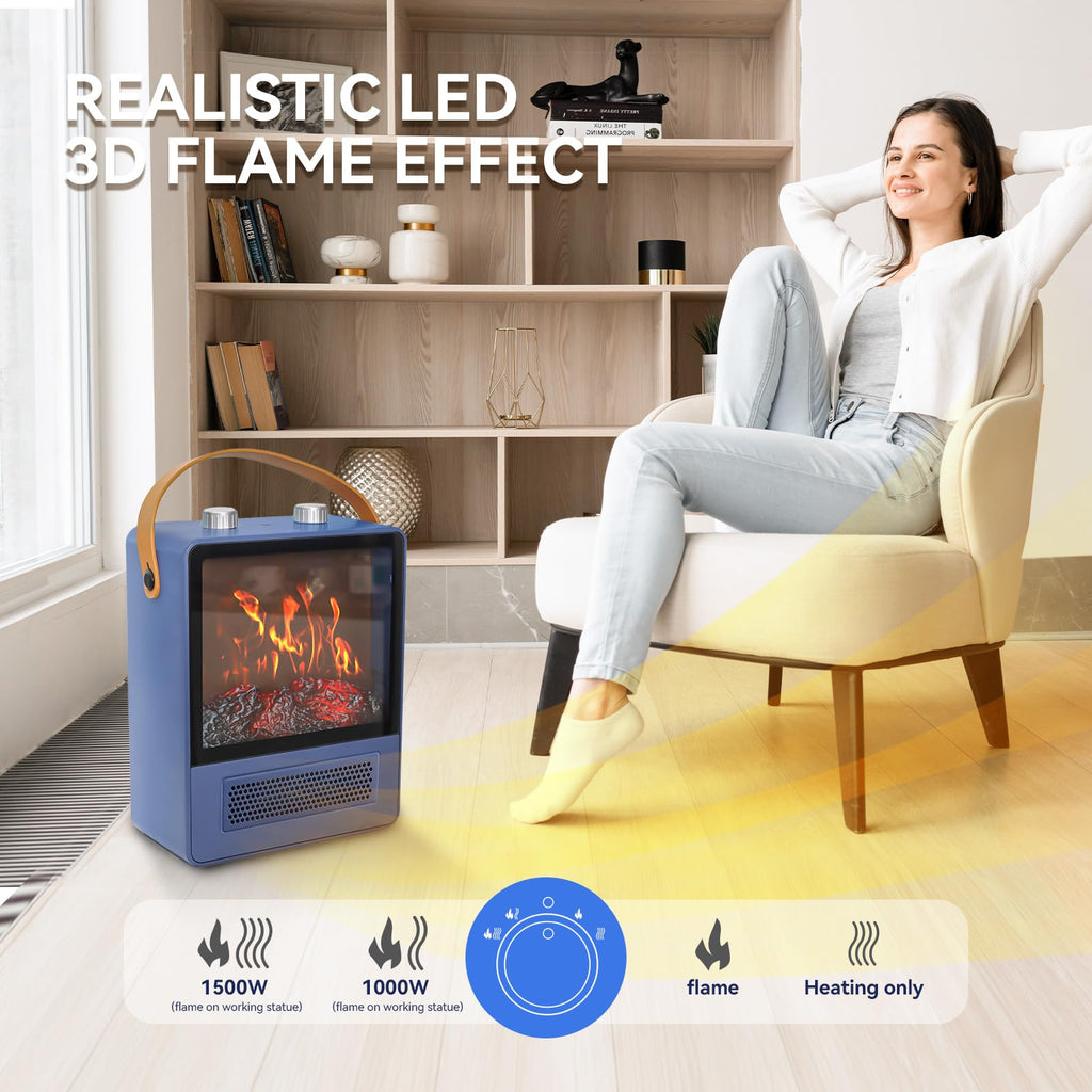 20 Inch High Velocity Floor Fan and 1500W Portable Electric Heater Z7610