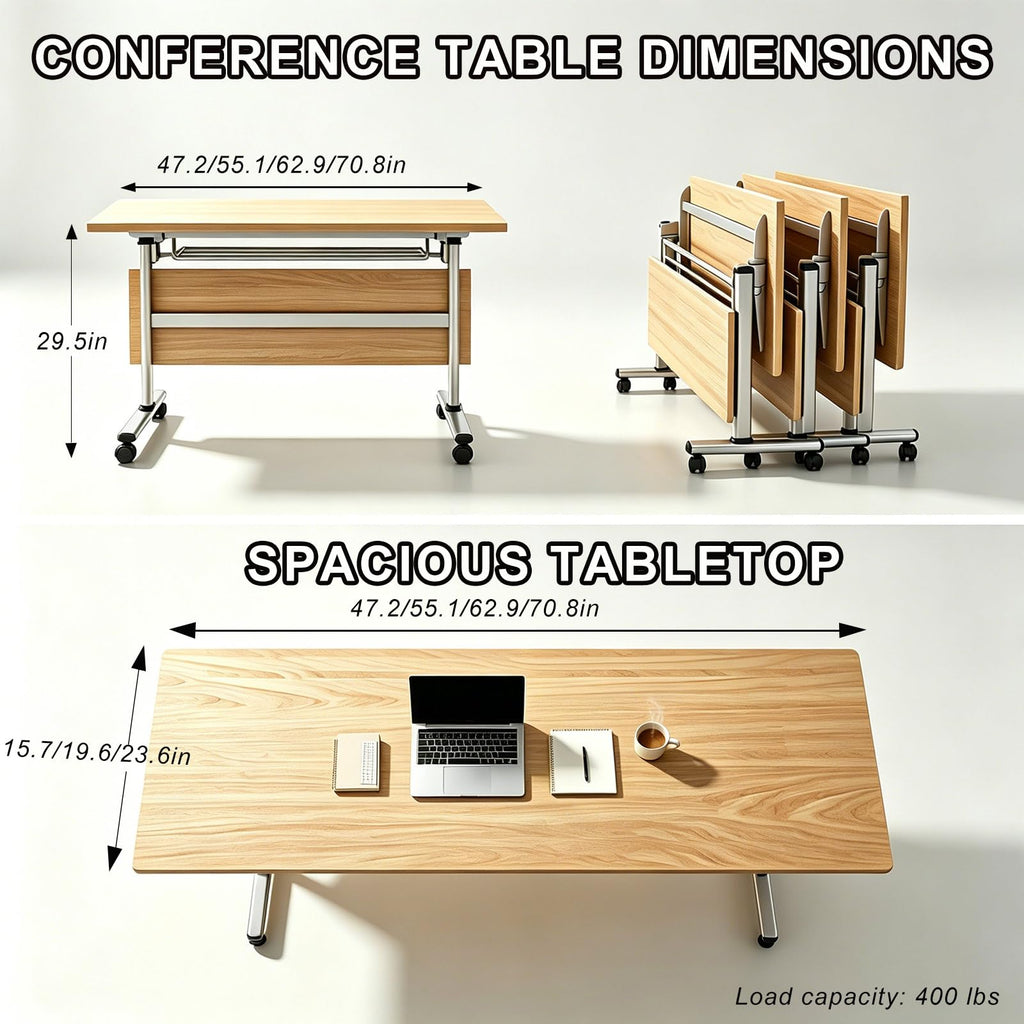 Folding Conference Table with Lock Casters U888