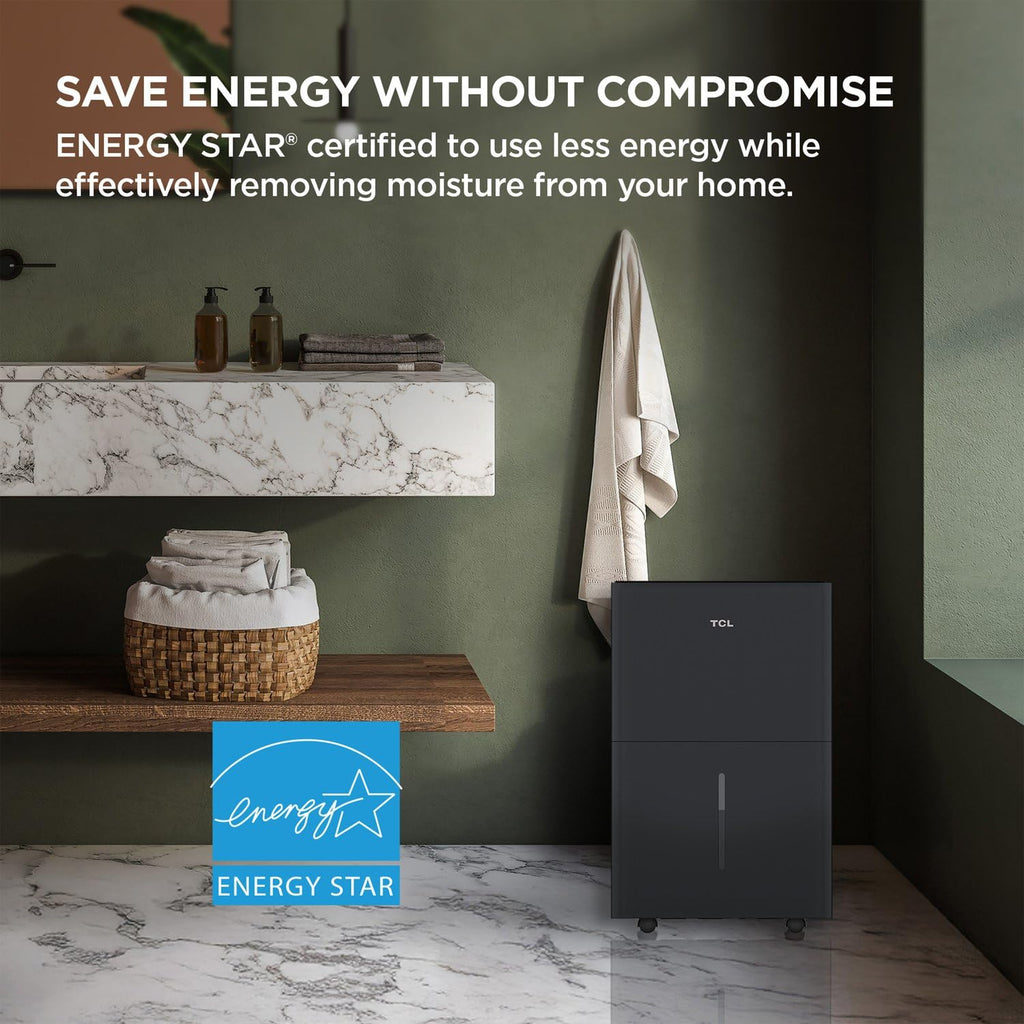 50-Pint Portable Smart Dehumidifier with Pump R376919