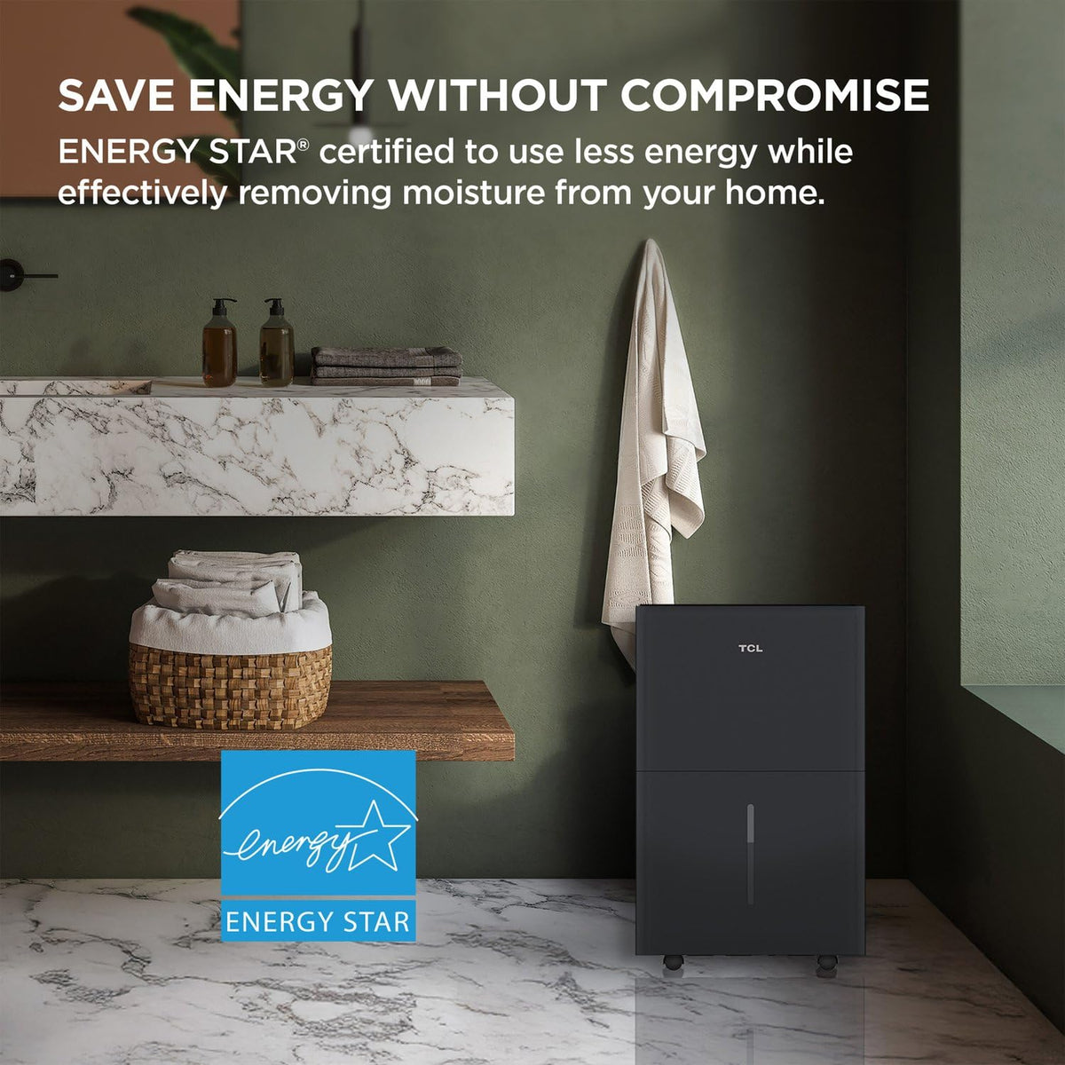 50-Pint Portable Smart Dehumidifier with Pump R376919