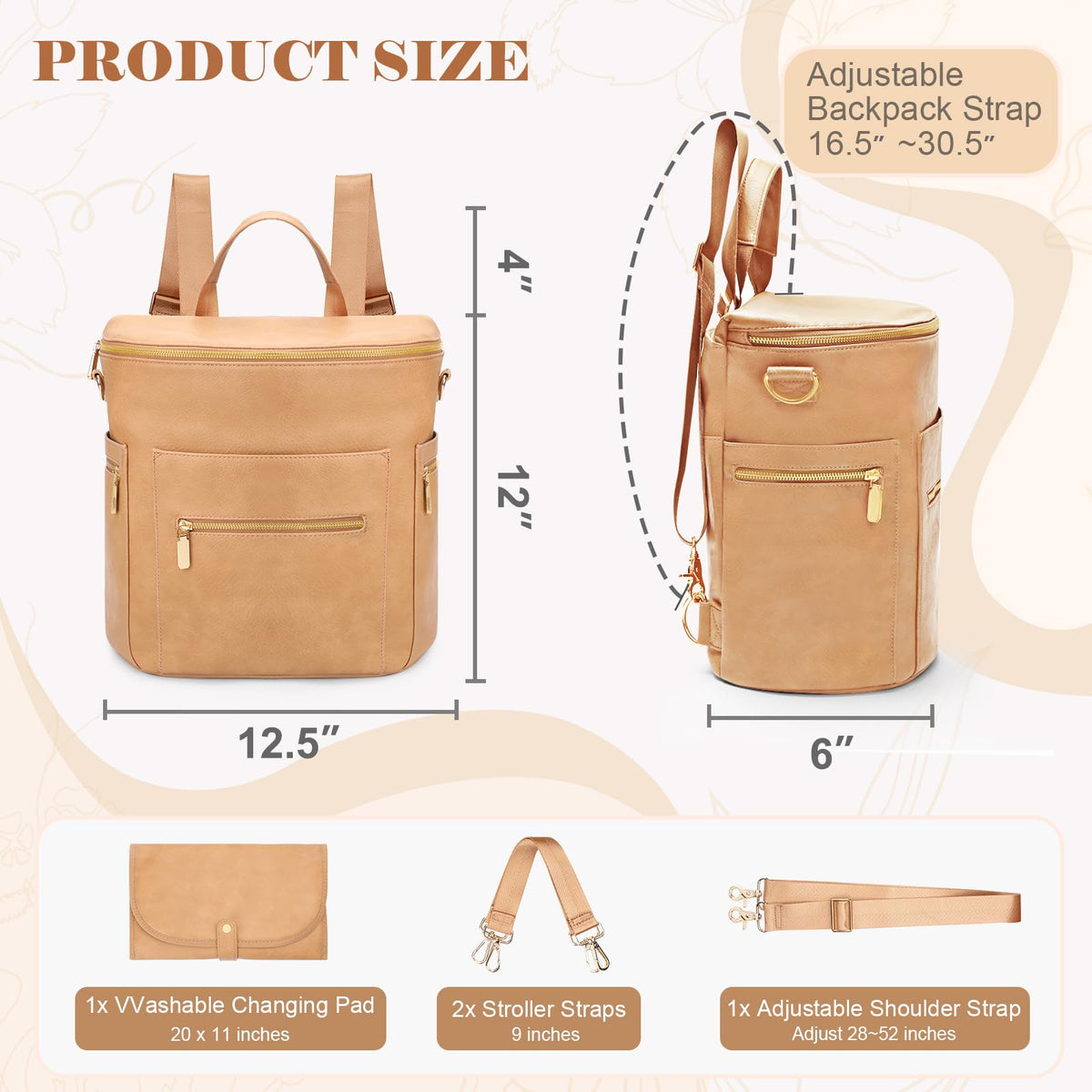 Diaper Bag Tote Z398