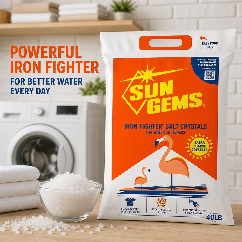 Water Softener Salt Crystals 40 lb 2 Pack T254