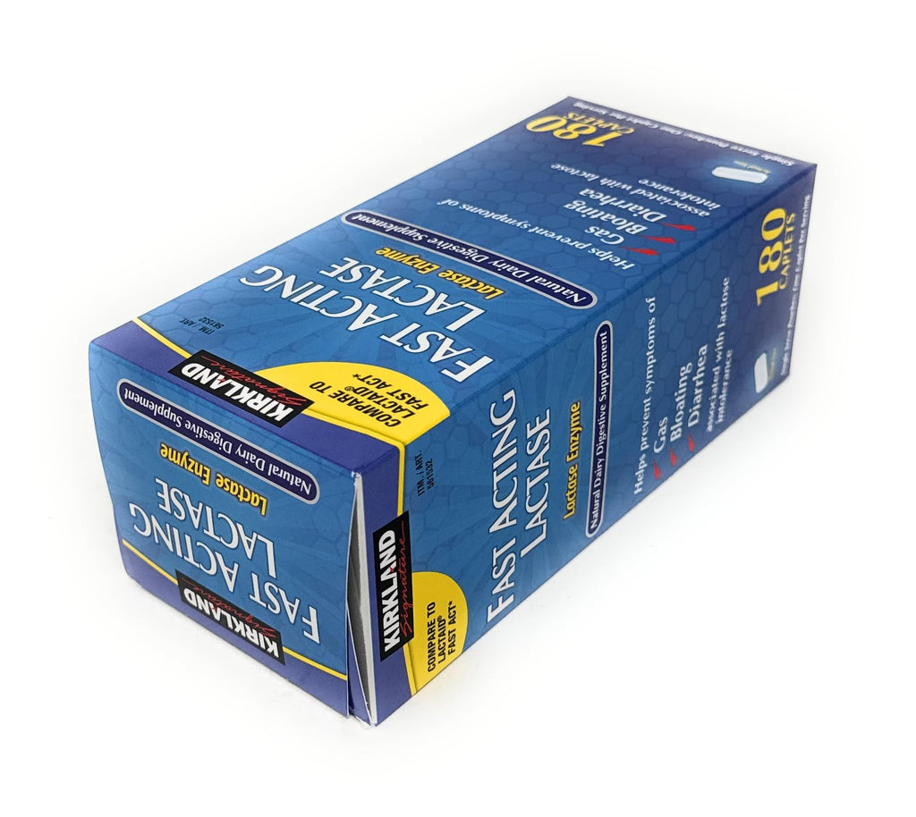Fast Acting Lactase 180 Caplets O204