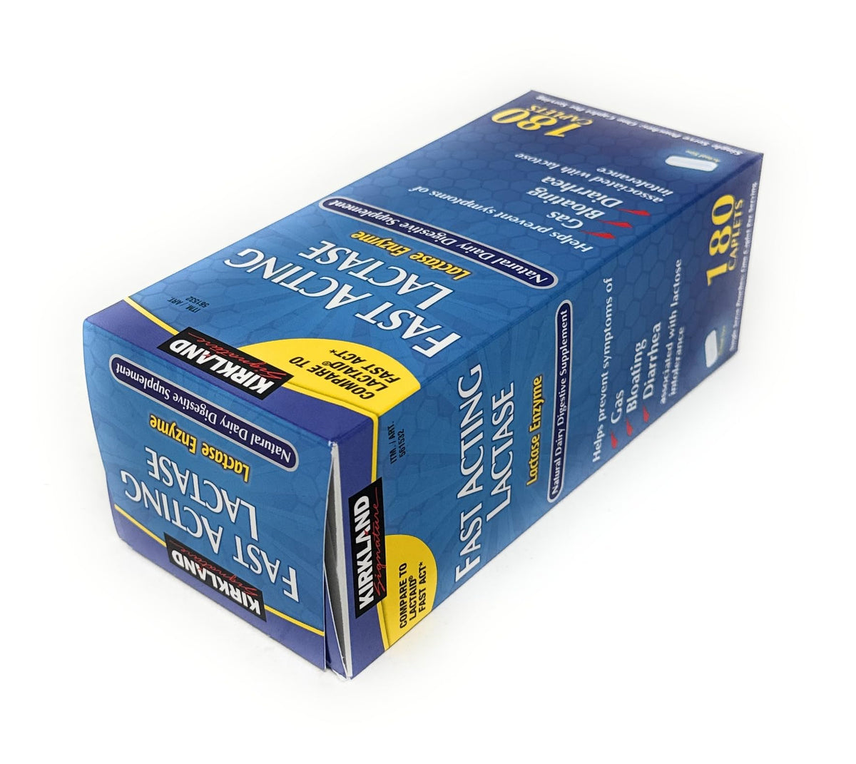 Fast Acting Lactase 180 Caplets O204