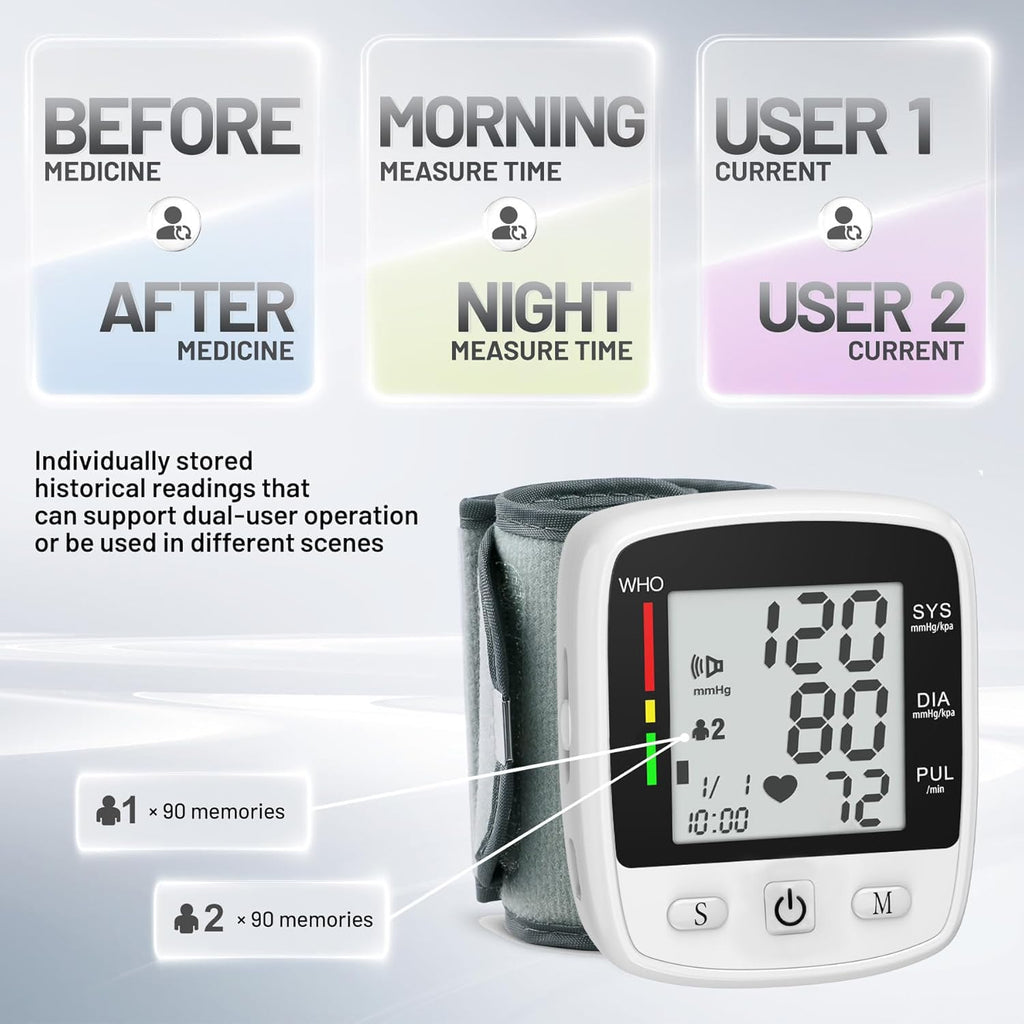 Blood Pressure Monitor Wrist W1387