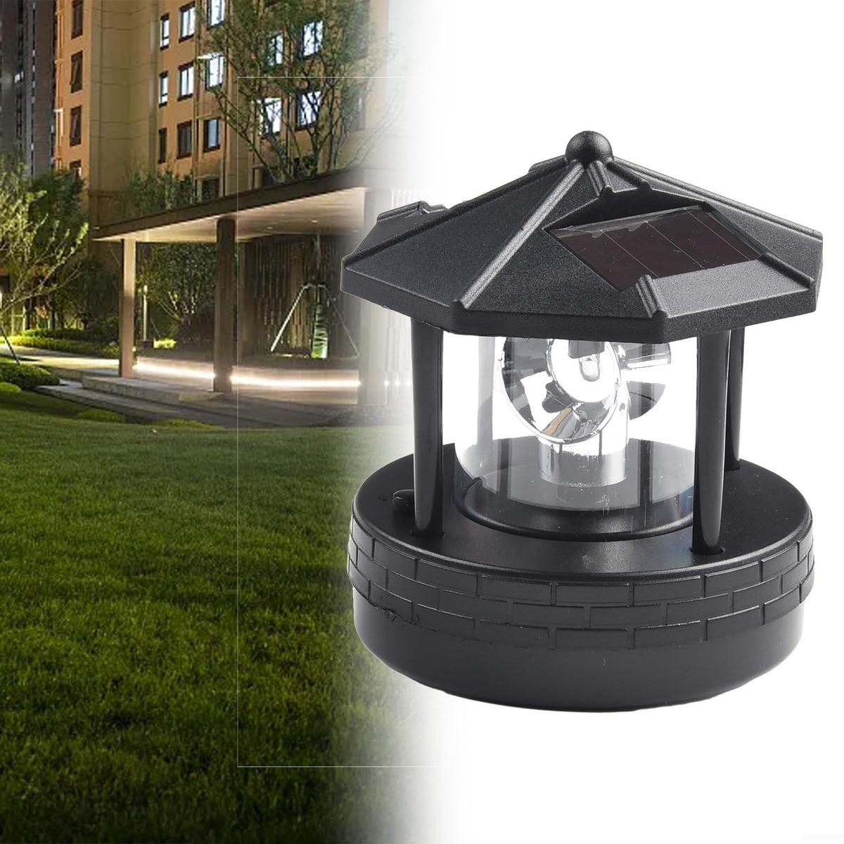 Solar Powered Lighthouse Garden Light T13000