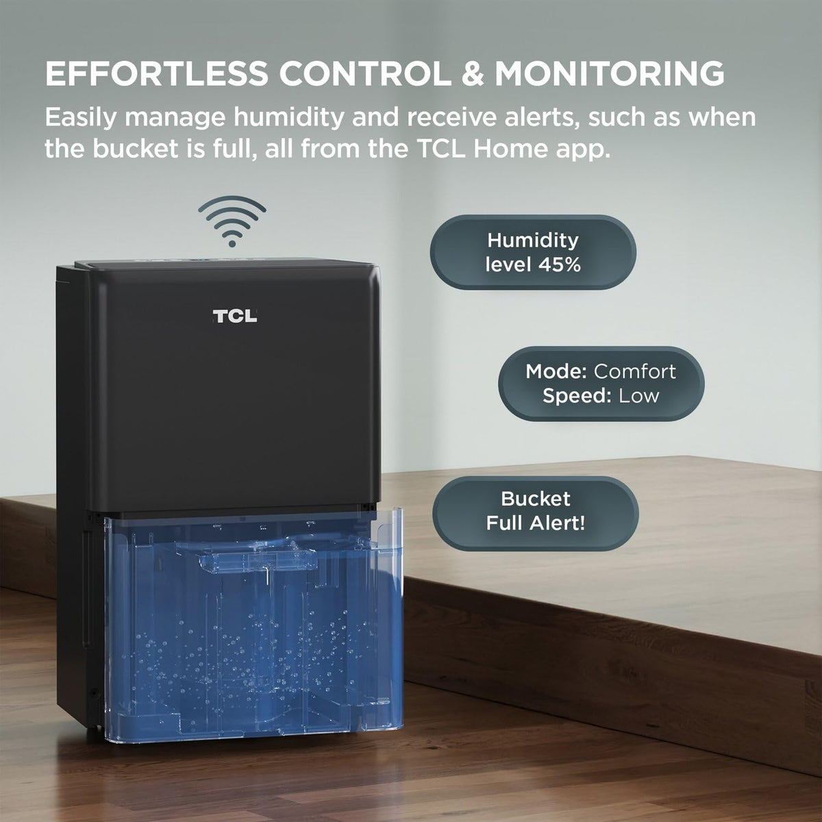 50-Pint Portable Smart Dehumidifier with Pump R376919