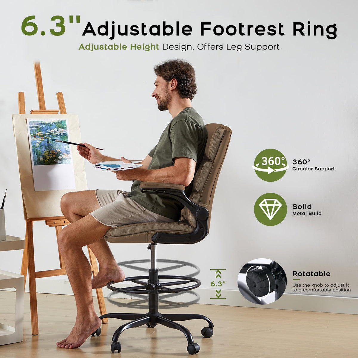 Tall Drafting Chair P544