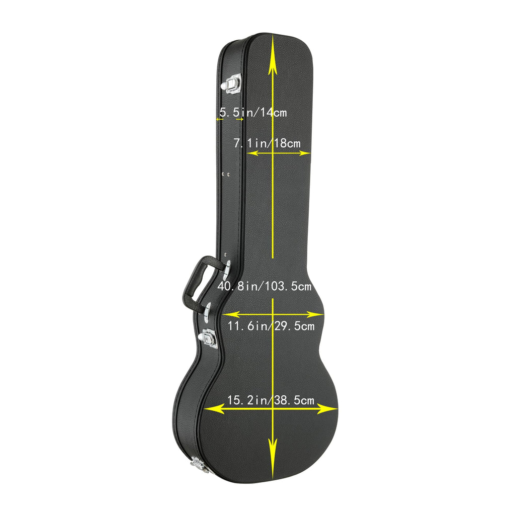 Electric Guitar Case Wooden Hard Shell Case With Lock Q32685