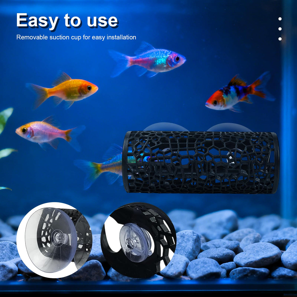 Betta Hammock Set, Fish Tank Decor, Fish Hammock & Hide Tunnel Betta Leaf Pad G168