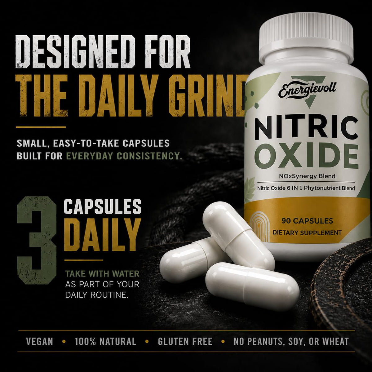 Beet Root Nitric Oxide Supplement 90 Count Z455384