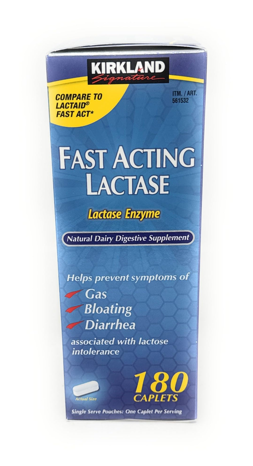 Fast Acting Lactase 180 Caplets O204