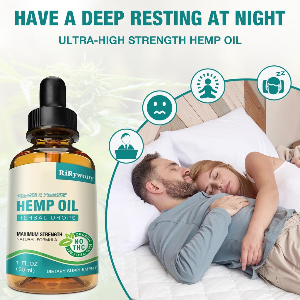 Organic Hemp Oil Drops 3-Pack I544