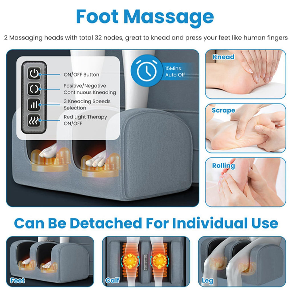 Full Body Electric Heating Vibration Massage Mat Cushion N4109
