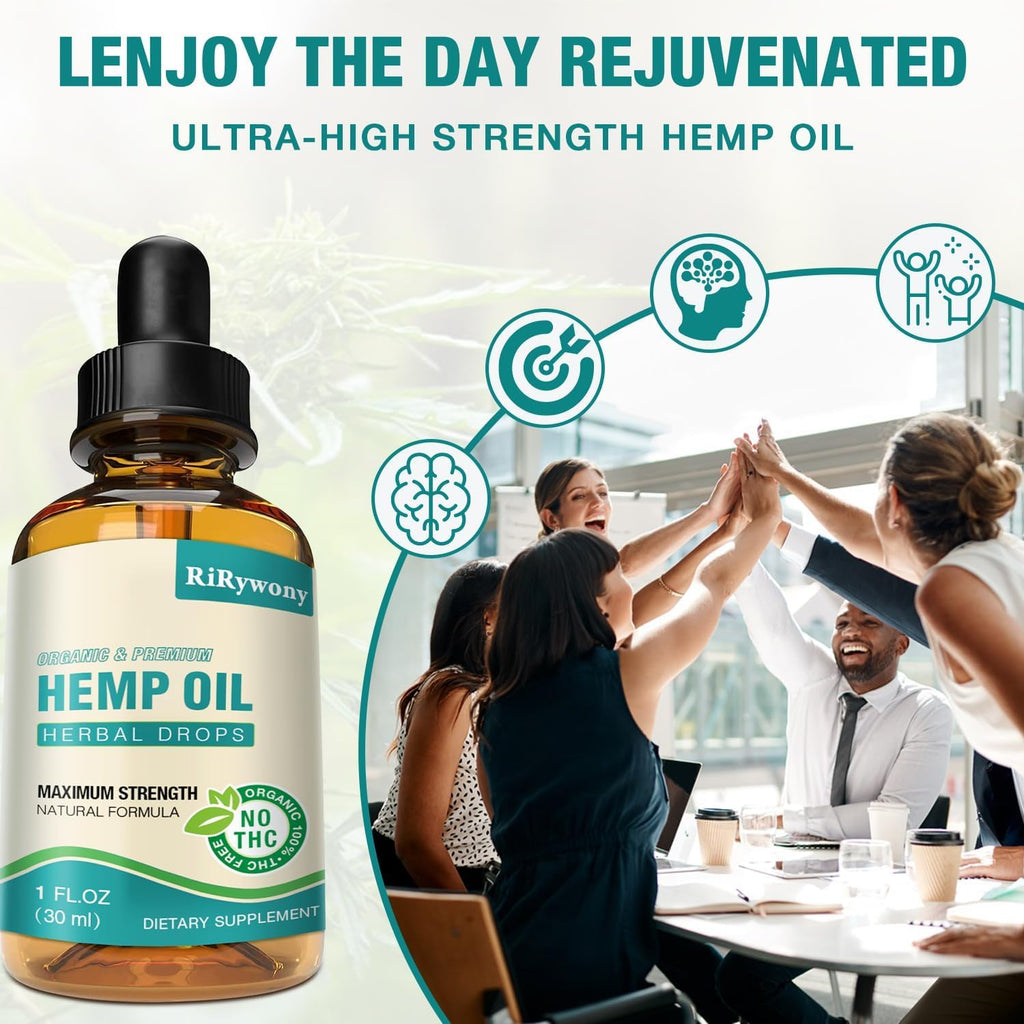 Organic Hemp Oil Drops 3-Pack I544